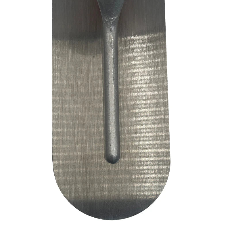 Carbon Steel Blade Plastic Handle Rounded Front Finishing Plaster Trowel Construction Concrete Spatula Tool