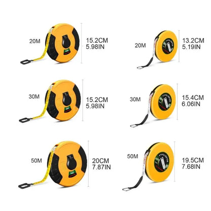 Soft Tape Measure 20/30/50m Accurate Measuring Tape with Double Scales Soft Ruler Roll Lightweight for Construction